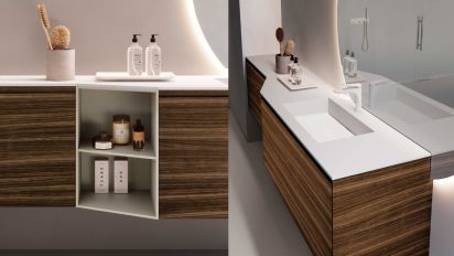 Mobili da Bagno con Maniglia a Gola